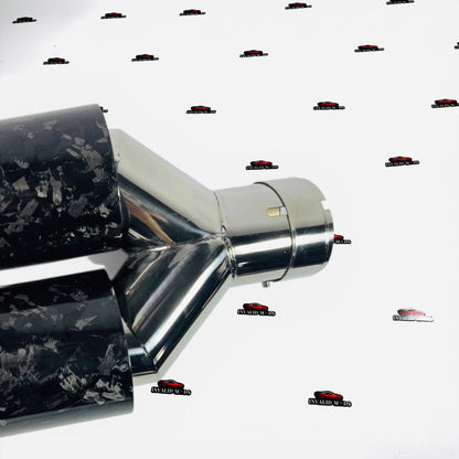 Akrapovic Dual Exhaust Tip | Forged Carbon Akra Dual Tip