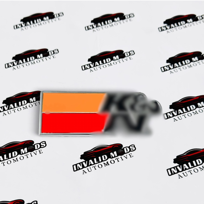 K&N Style Car Sticker | Weatherproof & Fade-Resistant Automotive Decal
