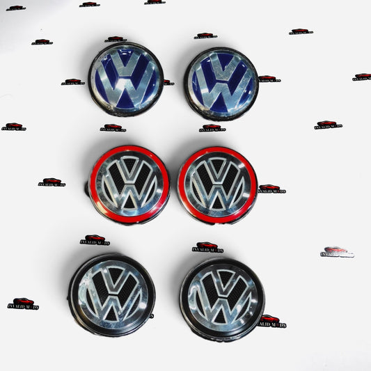 Volkswagen Virtus Alloy Wheel Center Caps 55mm | Set of 4 OEM Style Chrome