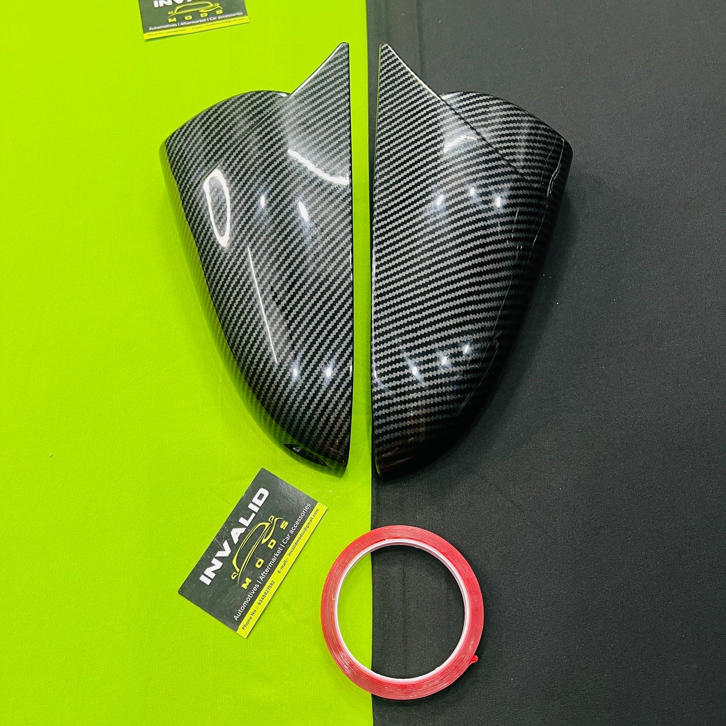 Hyundai I20 Batman Style Mirror Covers (2020-2025)