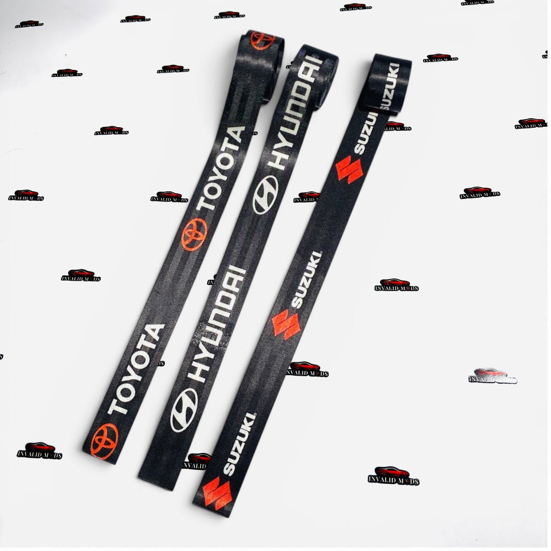 Universal Replacement Seat Belts (Pair) | Compatible with VW, Suzuki, Toyota & Hyundai