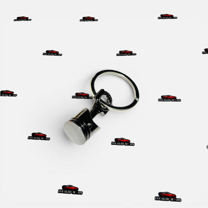 Piston Style Keychain | Functional Metal Engine Piston Keychain