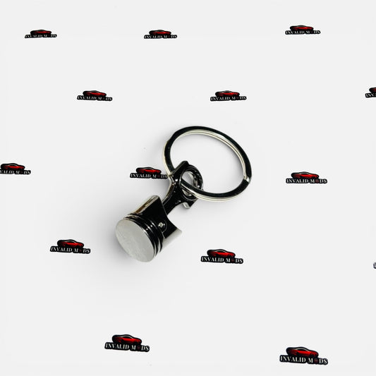 Piston Style Keychain | Functional Metal Engine Piston Keychain