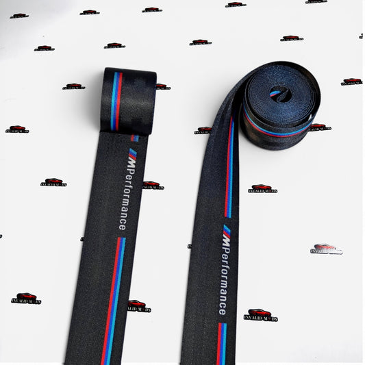 BMW M-Style Seat Belt Covers (Pair) | Universal Premium Comfort Shoulder Pads