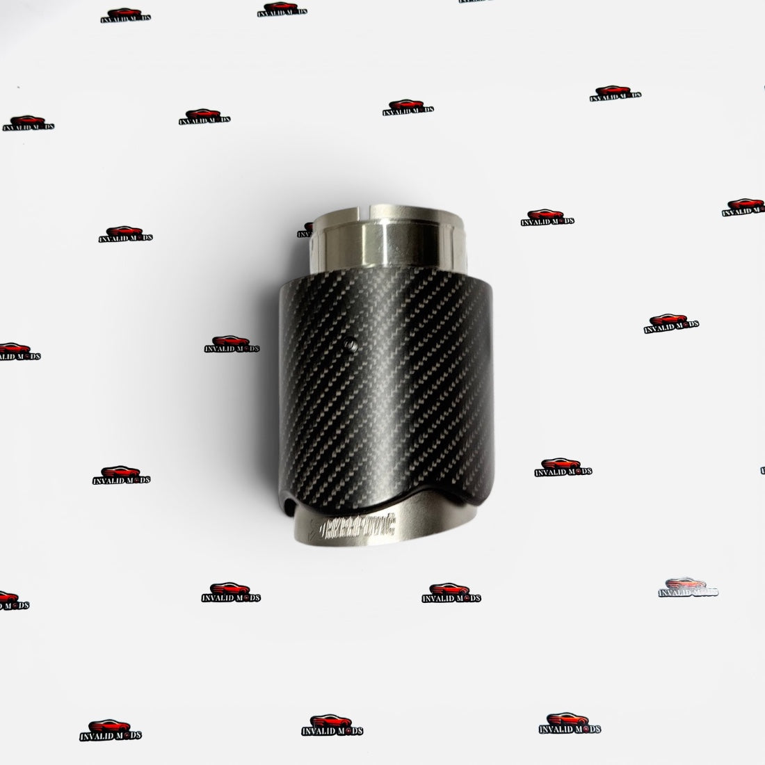 Akrapovic Wave Design Exhaust Tip | Matte Carbon Finish