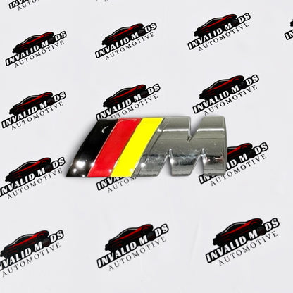 BMW M Performance Rear Emblem Badge | Standard Size Trunk Logo Replacement with Multiple Colours
