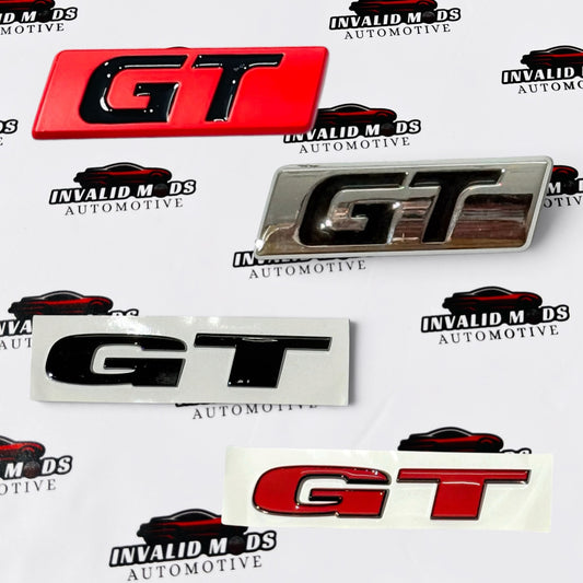 GT Emblem for Cars | Premium OEM-Inspired Badge