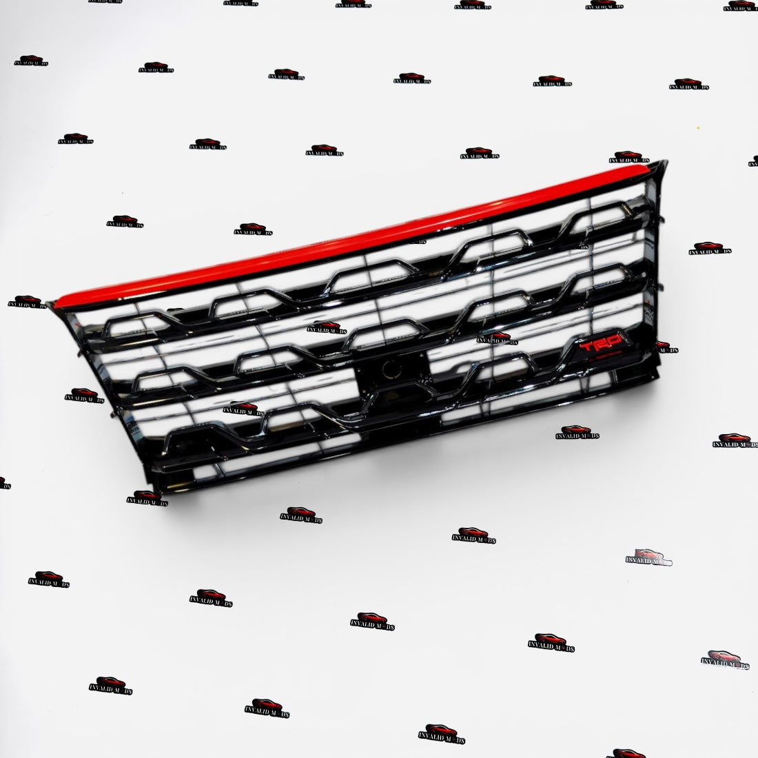 Toyota Fortuner TRD Edition Front Grille | Premium ABS Gloss Black Grill (Fits 2021+ Models)