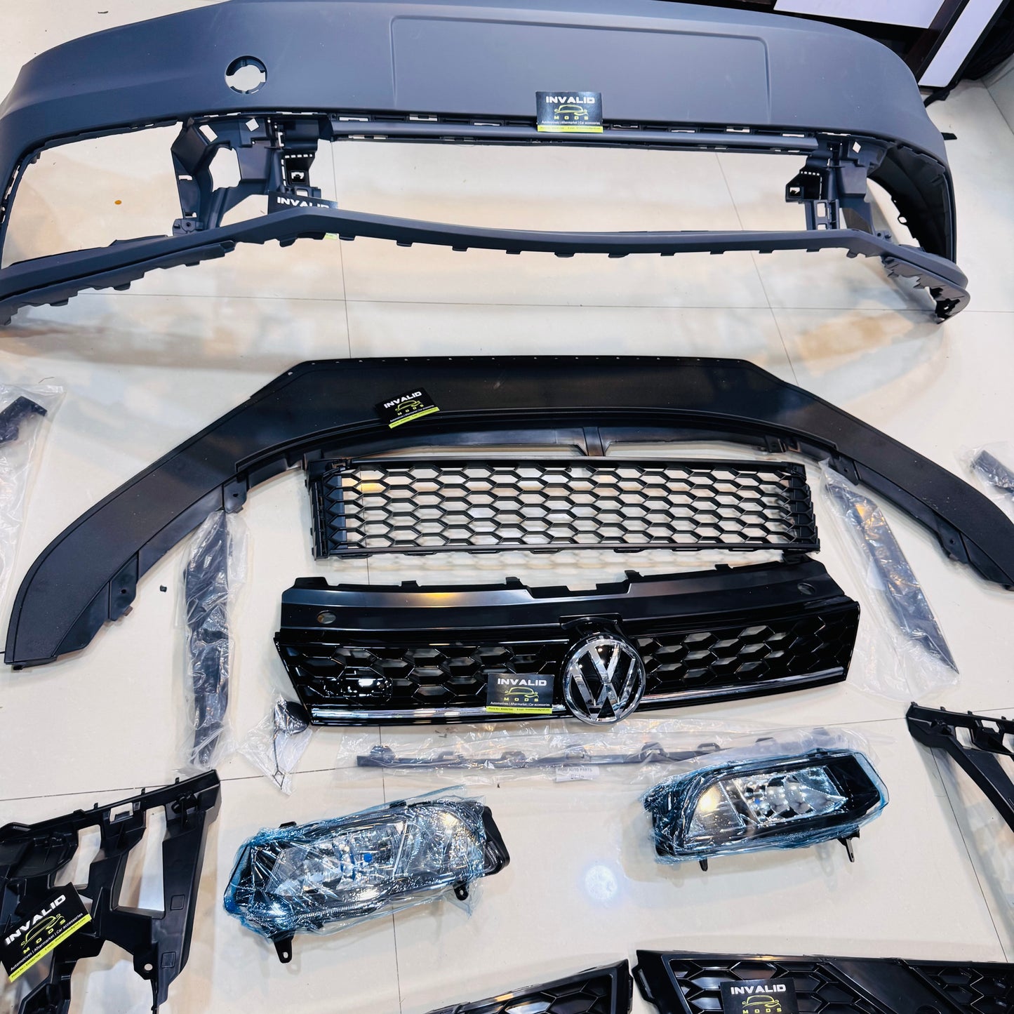 VW Polo GT Body Kit (2010-2020) – ABS Plastic | Aftermarket Unpainted Kit