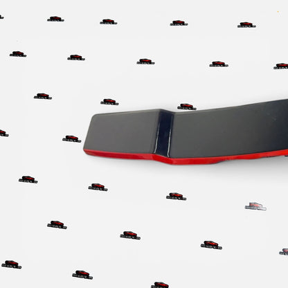 Hyundai i20 N-Line 4-Pillar Rear Spoiler  | i20 N-Line Spoiler with red accent