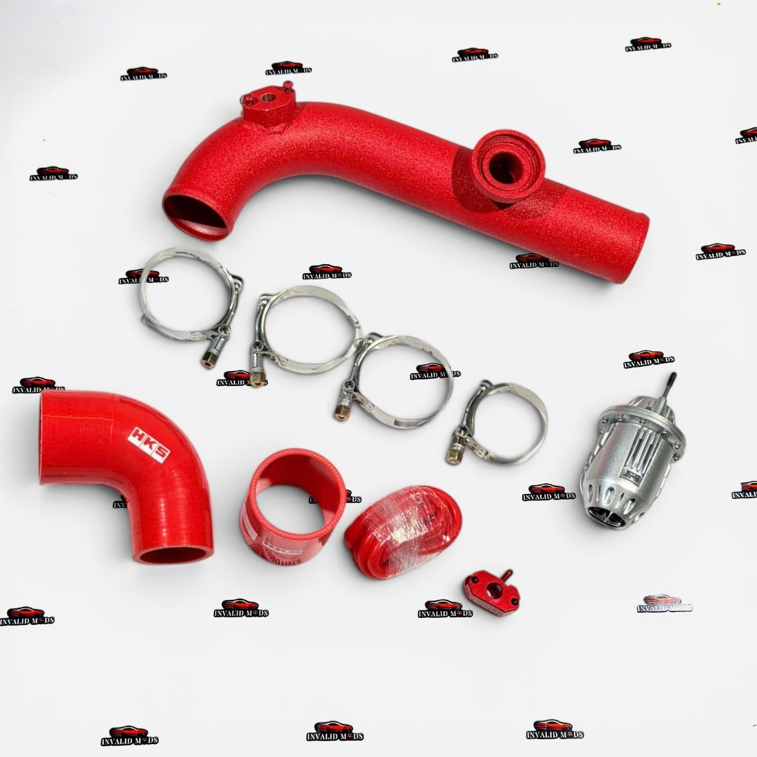 HKS Blow-Off Valve Kit for 1.8L Turbo Engines | Universal BOV Red & Black
