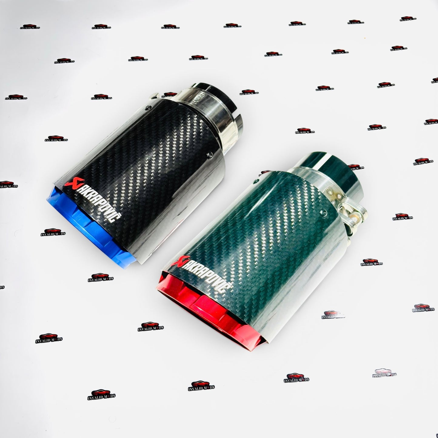 Akrapovic Single Exhaust Tip | Carbon Fiber Finish | New Outlet Design | Universal Performance Exhaust Tip