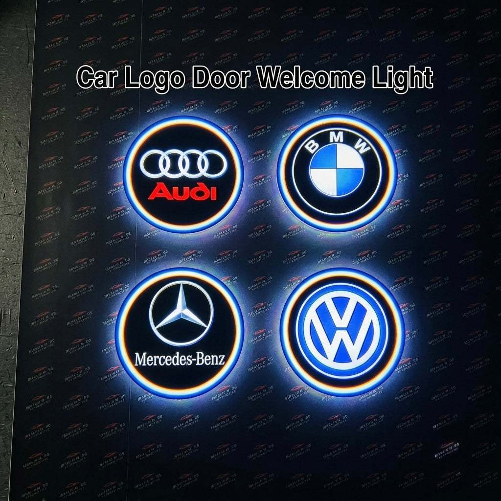 Car logo welcome light For Volkswagen(VW), Mercedes-Benz,  BMW & Audi