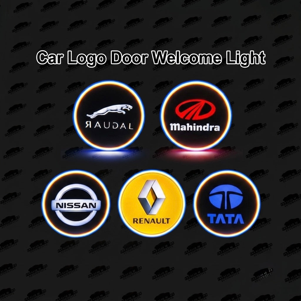Car logo welcome light For Jaguar, Mahindra, Nissan, Renault & Tata