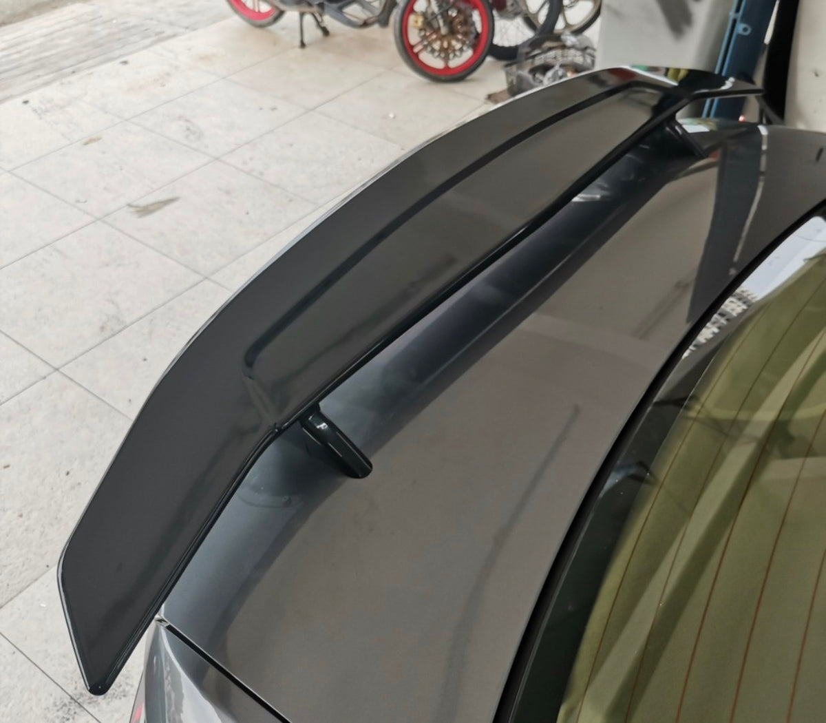 Universal Sedan Spoiler with Brake Light | ABS Boot Lip Wing (Universal Sedan)
