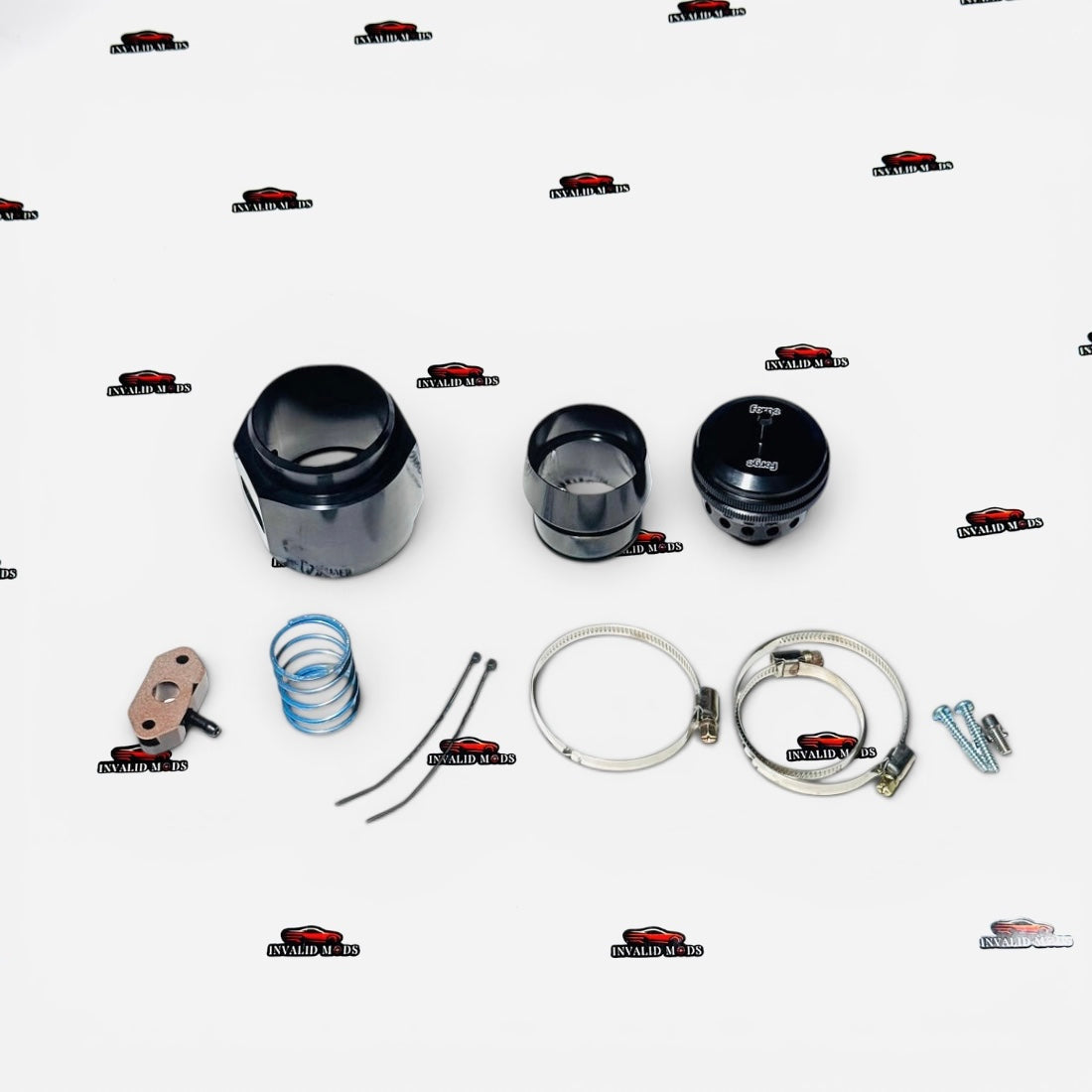 Forge BOV with Silicone Pipe for 1.0L, 1.2L & 1.8L Turbo Engines | Universal Kit