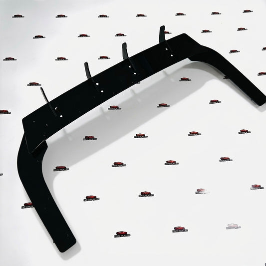 VW Virtus & Skoda Slavia 4 Fin Rear Diffuser | ABS Gloss Black