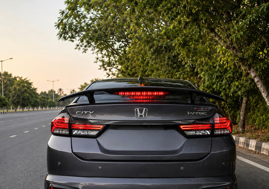 Universal Sedan Spoiler with Brake Light | ABS Boot Lip Wing (Universal Sedan)