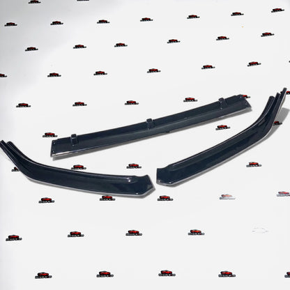 Volkswagen Polo Front Splitters Gloss Black | ABS Front Lip Kit (2014+)