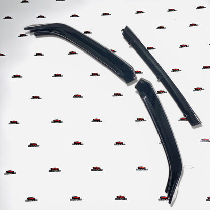 Volkswagen Polo Front Splitters Gloss Black | ABS Front Lip Kit (2014+)