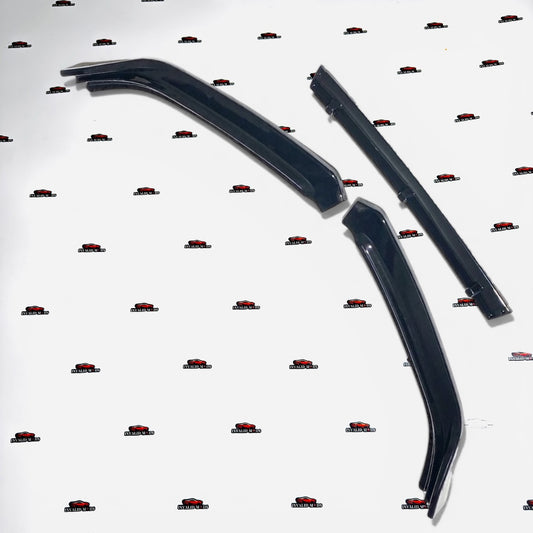 Volkswagen Polo Front Splitters Gloss Black | ABS Front Lip Kit