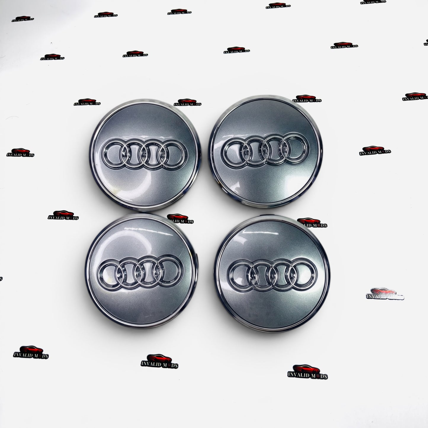 Audi Wheel Center Caps – Premium Aftermarket Replacement Set of 4