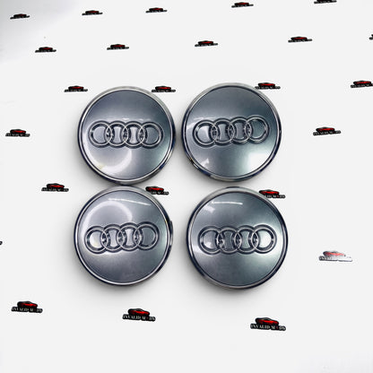 Audi Wheel Center Caps – Premium Aftermarket Replacement Set of 4