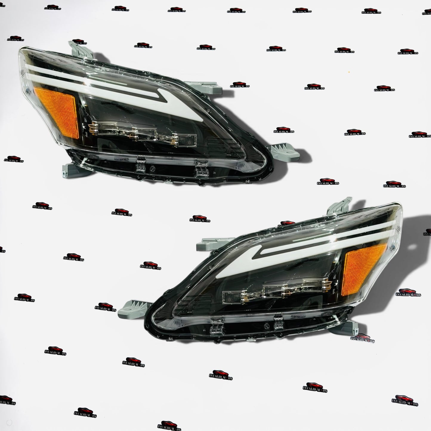 Toyota Innova 2012-2015 Lexus-Style LED Headlights with DRL | Premium Front Headlamp Upgrade