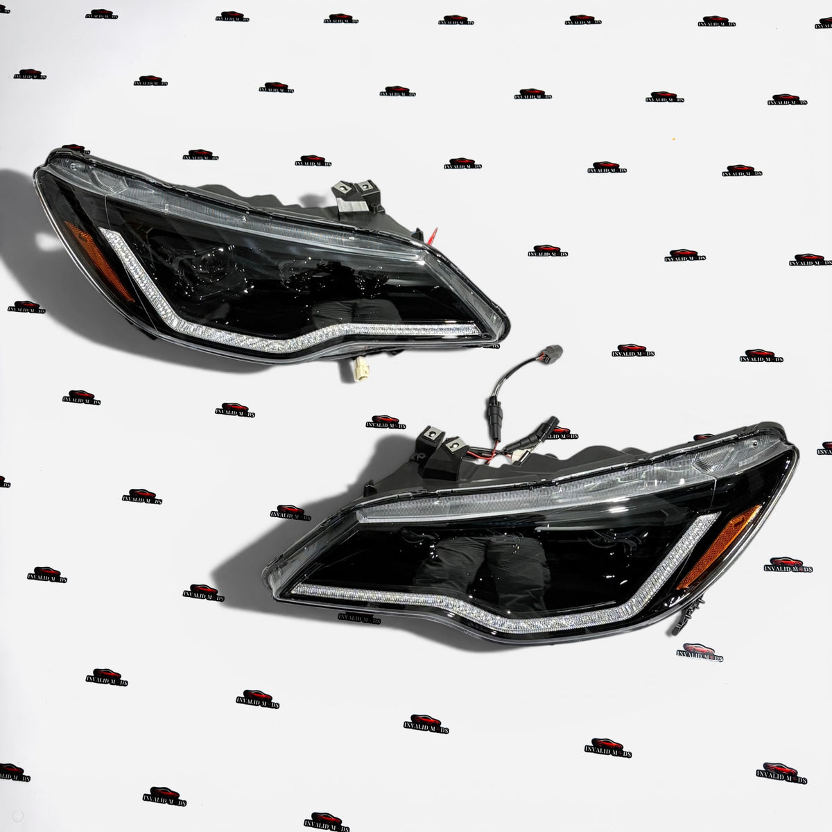 Honda Civic LED Projector Headlights with Matrix DRLs | Fits 2006–2012 Models