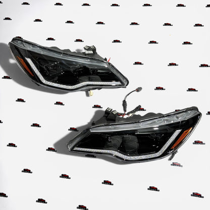 Honda Civic LED Projector Headlights with Matrix DRLs | Fits 2006–2012 Models