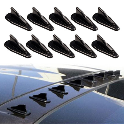 Universal Roof Fins | Roof Vortex Generator (10 pc) | Aftermarket Styling Kit