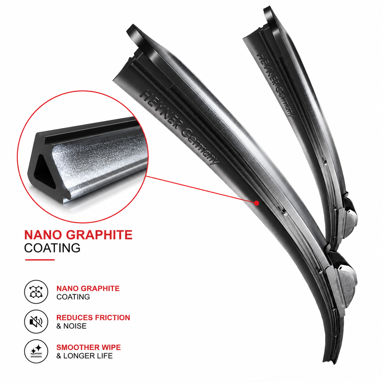 HEYNER Ultra-Premium windshield wiper blades