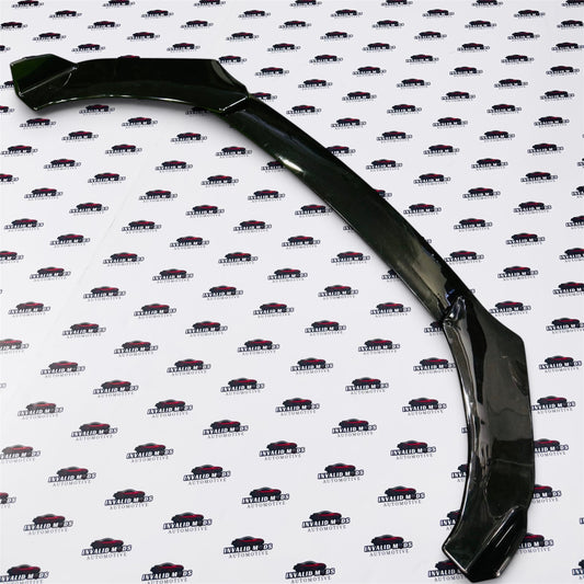 Universal Front 3 Pc & Front + Sides Gloss Black Splitter | ABS