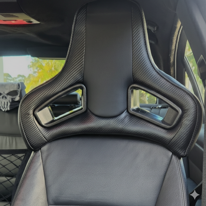 Sports style Car seat Headrest | Universal Adjustable & Detachable