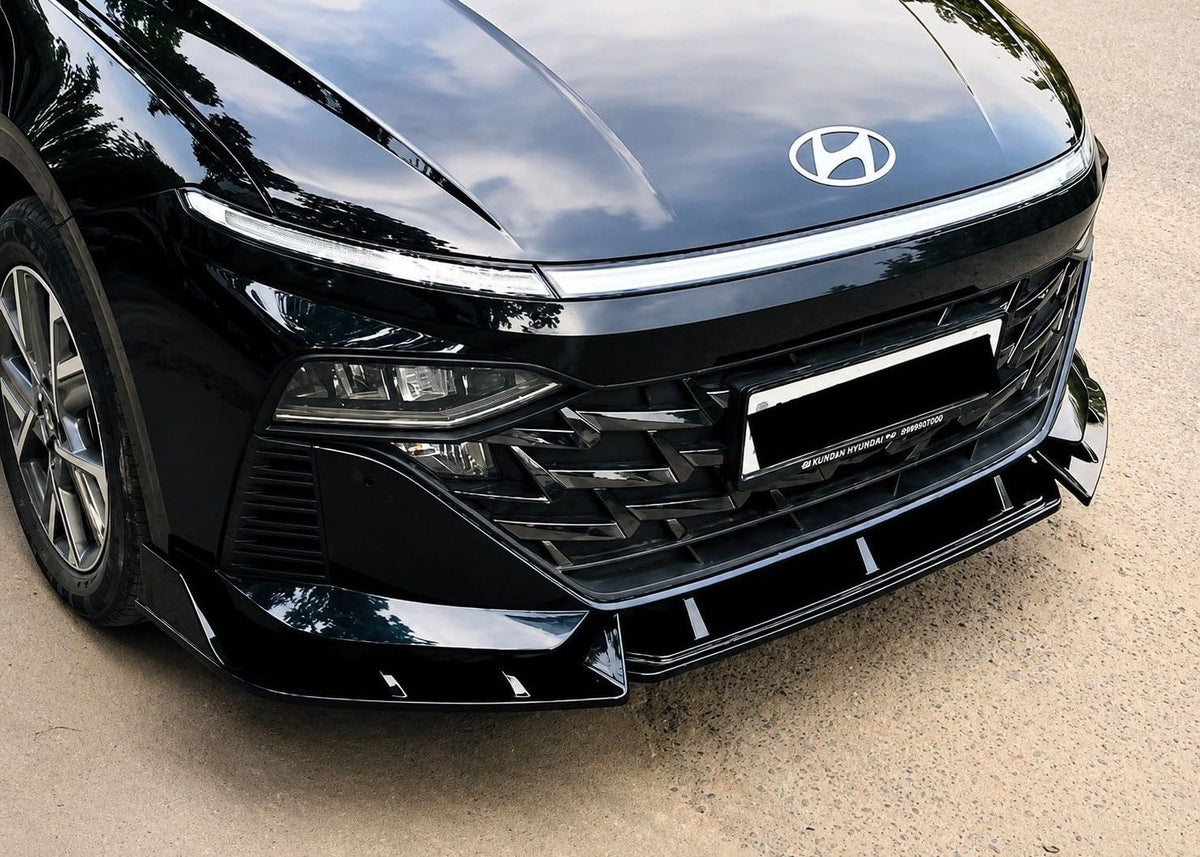 Hyundai Verna Front Splitter 3-Piece Kit | 2023 Onwards