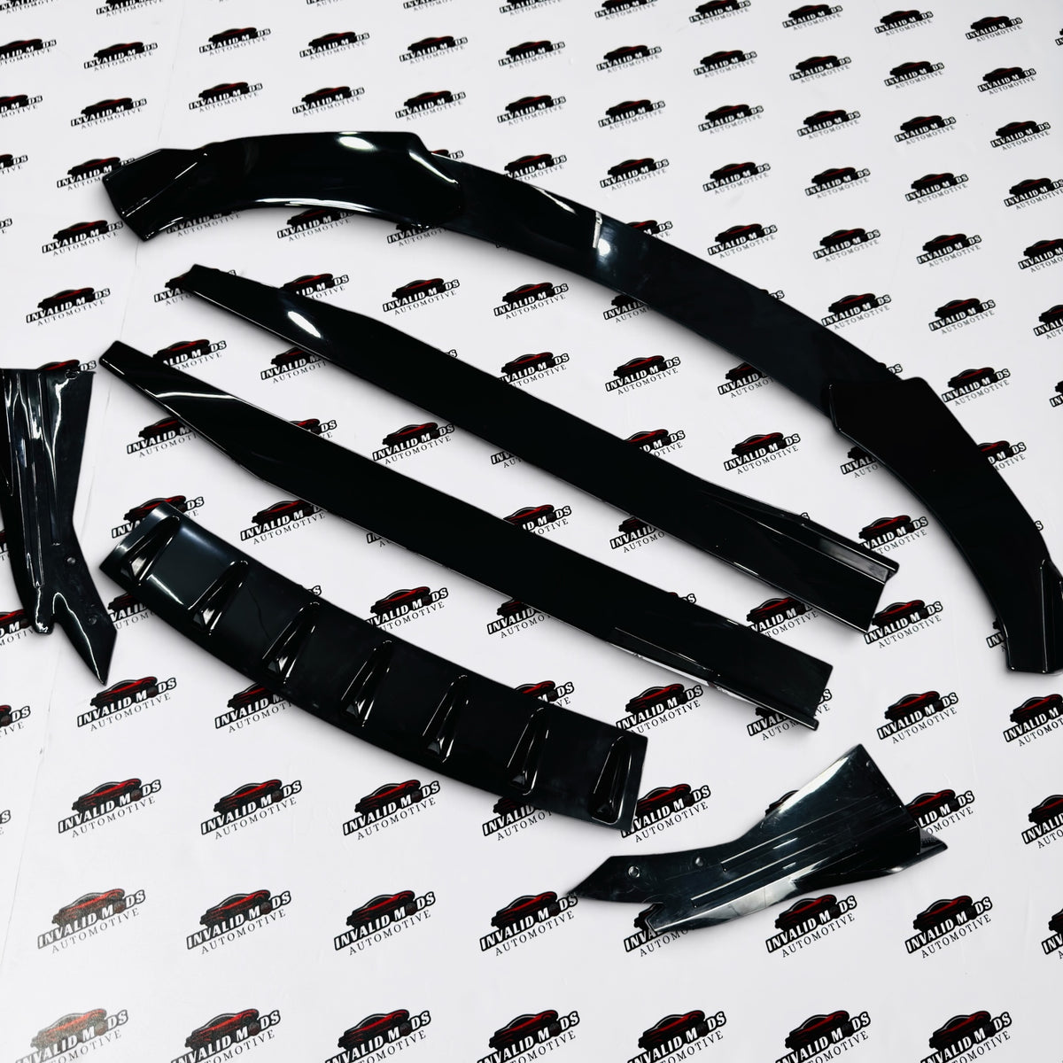 Universal Full Body Splitter Kit (Sedan) Cars | ABS Car Body Kit
