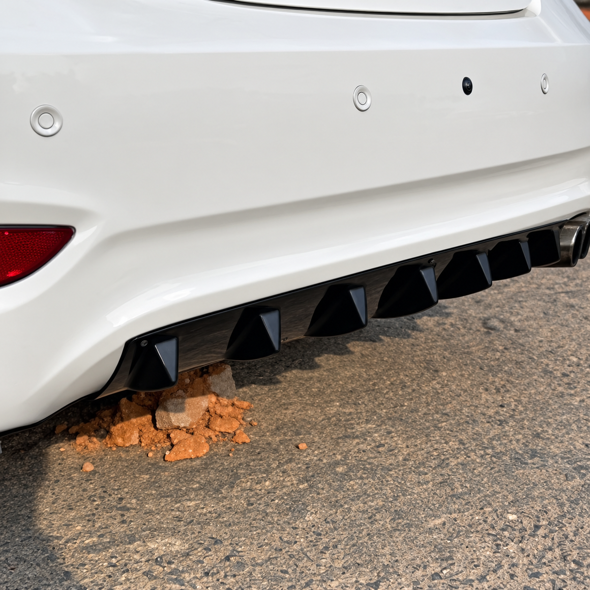 Universal Full Body Splitter Kit (Sedan) Cars | ABS Car Body Kit