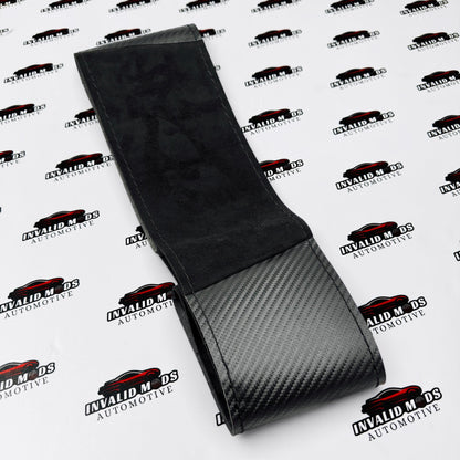Alcantara & Carbon Fiber Wheel Cover | Universal Steering Cover