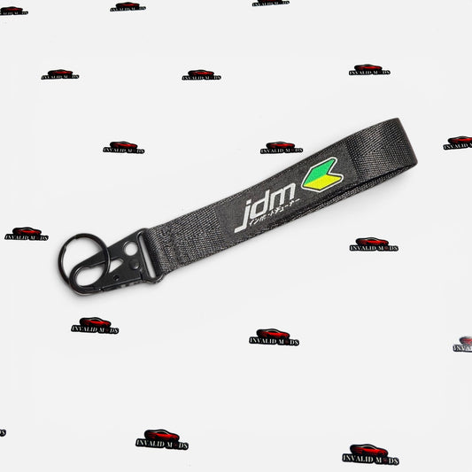 JDM Style Keychain Black Edition | Premium Automotive Key Ring for Car Enthusiasts