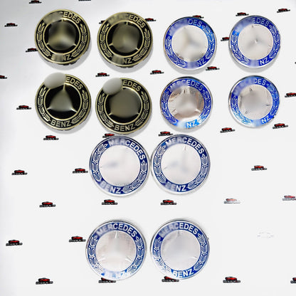 Mercedes-Benz Wheel Center Caps Set of 4 | Outer Diameter (74mm)