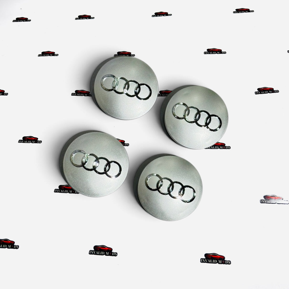 Audi Wheel Center Caps Set of 4 | Outer Diameter (67 mm)