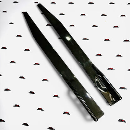 Universal Side Skirts 2Pc | Gloss Black Aerodynamic Car Upgrade