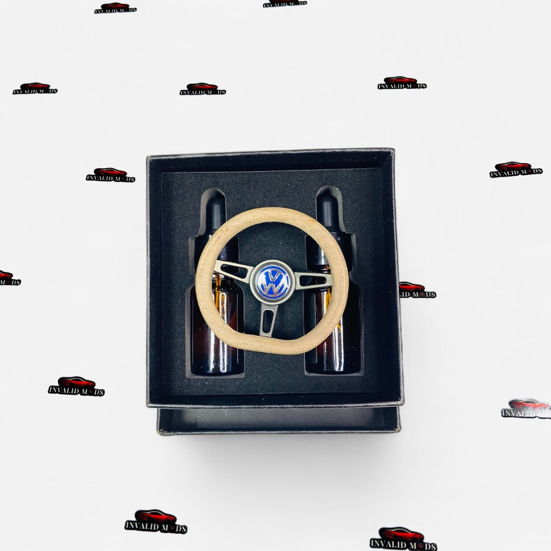 Steering Wheel Car Air Freshener | Magnetic AC Vent Diffuser Perfume | Universal Vent Clip
