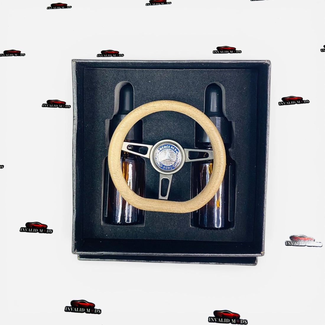 Steering Wheel Car Air Freshener | Magnetic AC Vent Diffuser Perfume | Universal Vent Clip