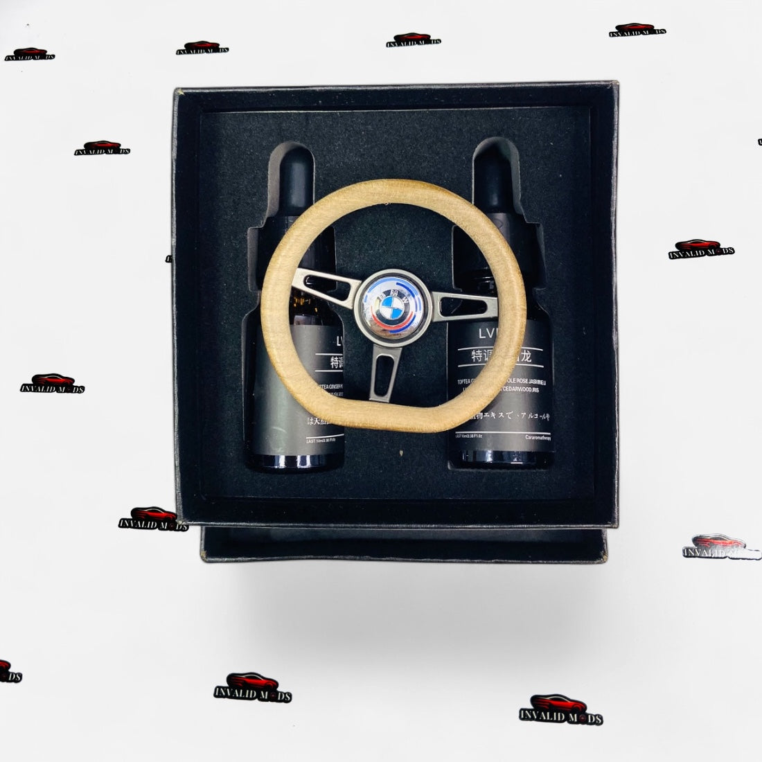 Steering Wheel Car Air Freshener | Magnetic AC Vent Diffuser Perfume | Universal Vent Clip
