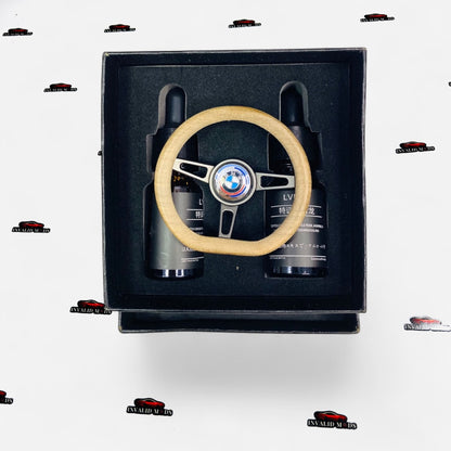 Steering Wheel Car Air Freshener | Magnetic AC Vent Diffuser Perfume | Universal Vent Clip