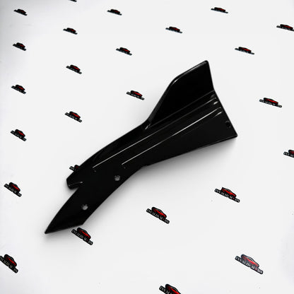 Universal Fish Rear Cut Splitters | Gloss Black | ABS