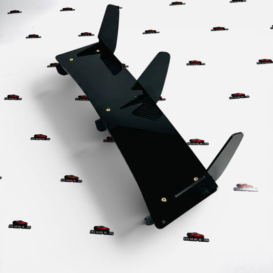 VW Polo 3 Fin Diffuser | Gloss Black | ABS