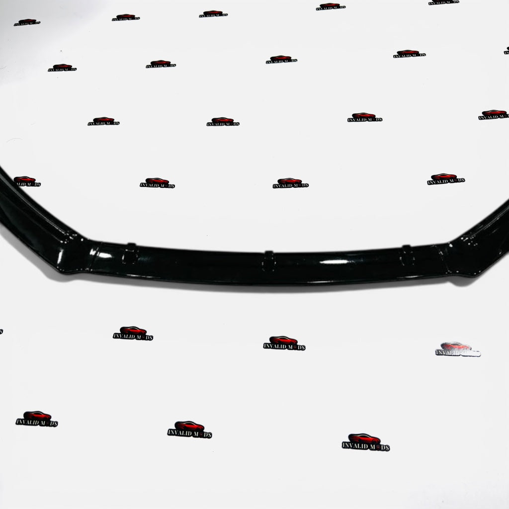Volkswagen Polo Front Splitters Gloss Black | ABS Front Lip Kit (2014+)