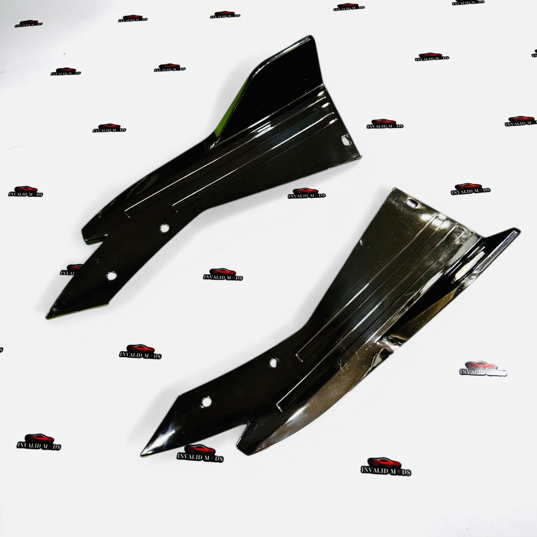 Universal Full Body Splitter Kit | ABS Car Body Kit | Front Lip & Side Skirts